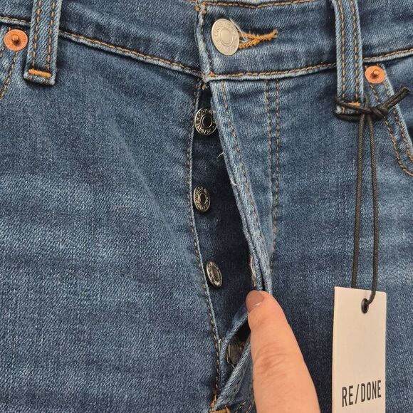 RE/DONE 70s Ultra High Rise Wide Leg Jeans Size 29 - Picture 5 of 11